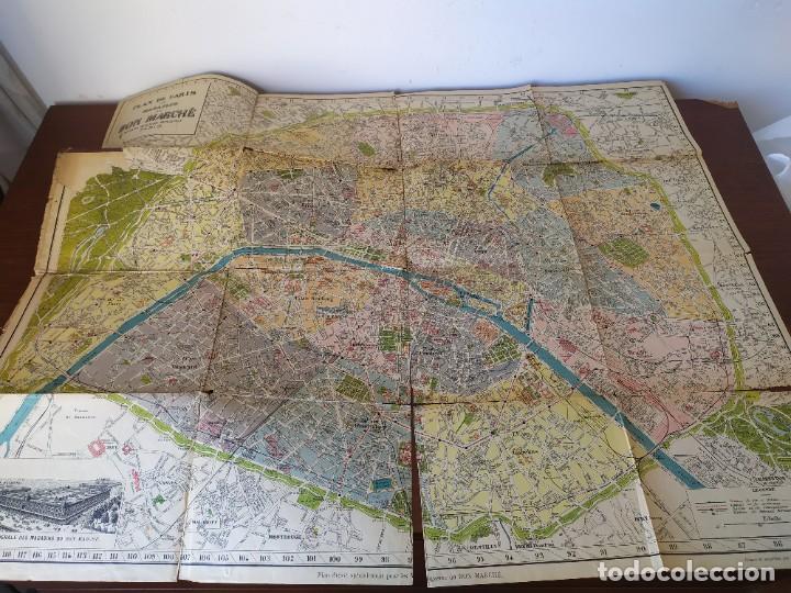 Otros objetos de arte: mapa paris bon marche a&ntilde;os 20/30 - Foto 1