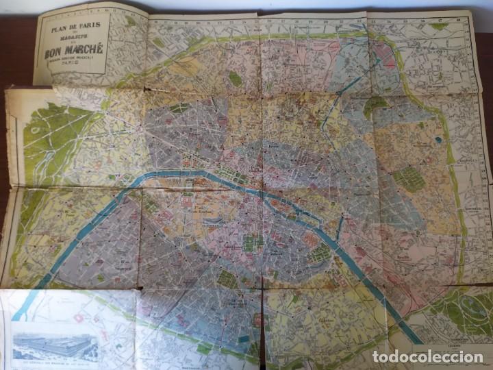 Otros objetos de arte: mapa paris bon marche a&ntilde;os 20/30 - Foto 4