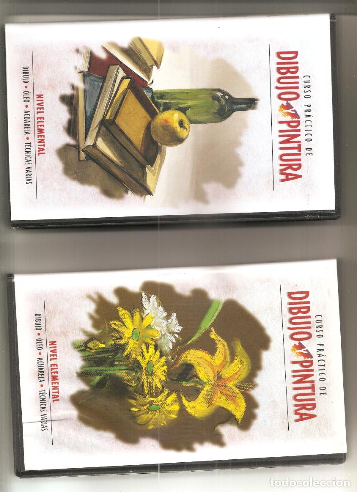 Otros objetos de arte: CURSO DE PINTURA. NIVEL ELEMENTAL. DOS CINTAS VHS - Foto 1