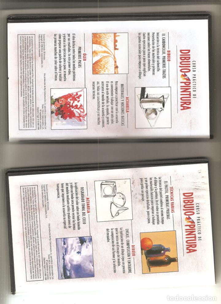 Otros objetos de arte: CURSO DE PINTURA. NIVEL ELEMENTAL. DOS CINTAS VHS - Foto 2