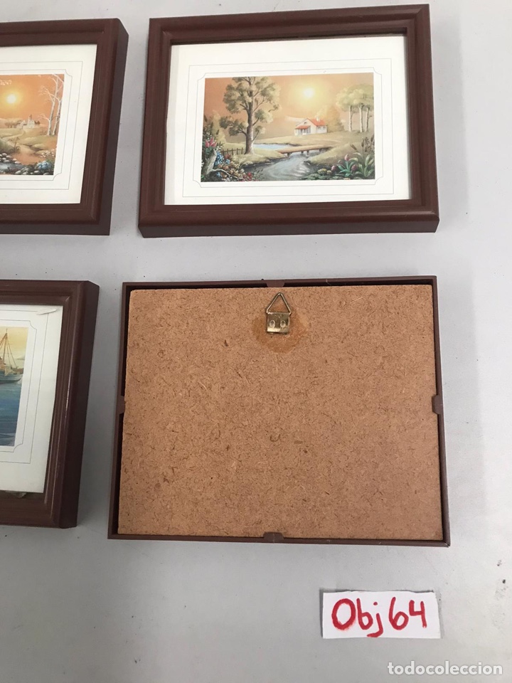 Otros objetos de arte: Lote de cuadros l&aacute;minas - Foto 2