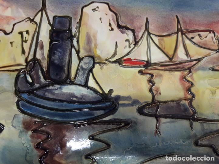 Otros objetos de arte: Lamina cuadro esmaltada - Foto 3