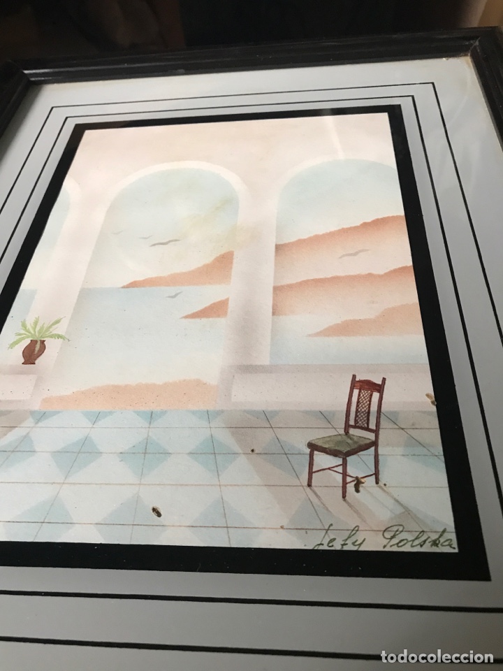 Otros objetos de arte: Cuadro litografia firmada y numerada, con marco y Cristal protector. - Foto 4