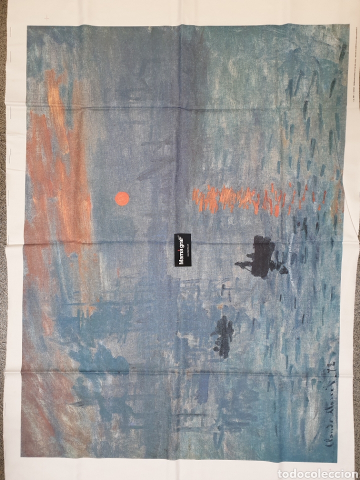 Otros objetos de arte: C. MONET. LEVAR DEL SOLE. TELA - Foto 1
