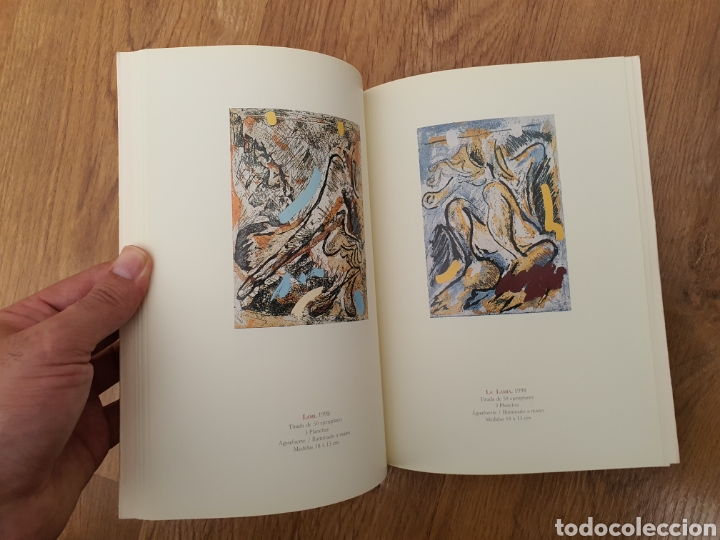 Otros objetos de arte: Libro de grabados rosa maroto 1986 a 2003 . - Foto 3