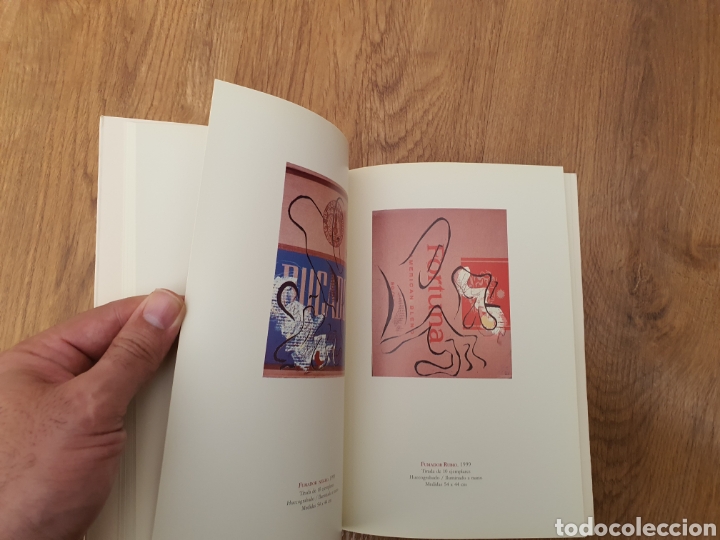Otros objetos de arte: Libro de grabados rosa maroto 1986 a 2003 . - Foto 7