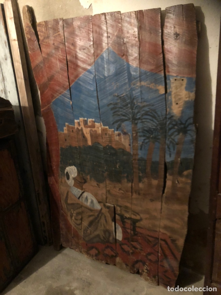 Otros objetos de arte: Puerta bereber pintada a mano - Foto 1