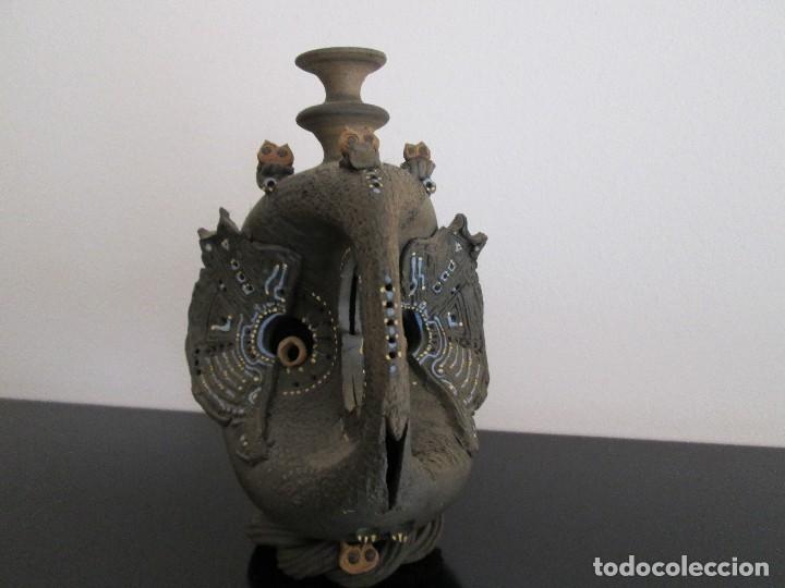 Otros objetos de arte: CERAMICA ARTISTICA DE TEMATICA BUHOS - Foto 1