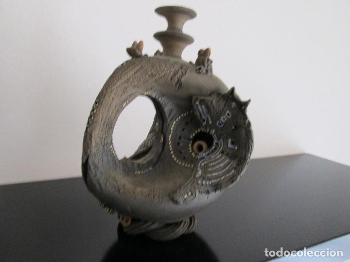 Otros objetos de arte: CERAMICA ARTISTICA DE TEMATICA BUHOS - Foto 3
