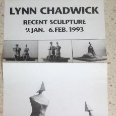 Otros Objetos de Arte: LYNN CHADWICK CARTEL EXPOSICIÓN COURT GALLERY 1993. Lote 205834785