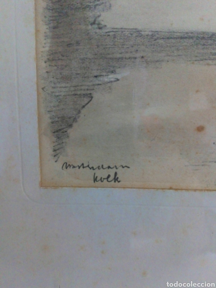 Otros objetos de arte: Impresi&oacute;n coloreada de Amsterdam firmada Brobbel - Foto 4
