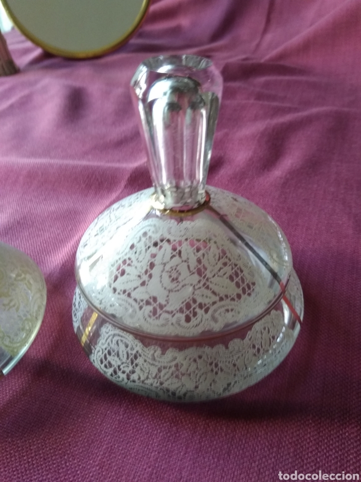Otros objetos de arte: Juego tocador muy antiguo - Foto 3