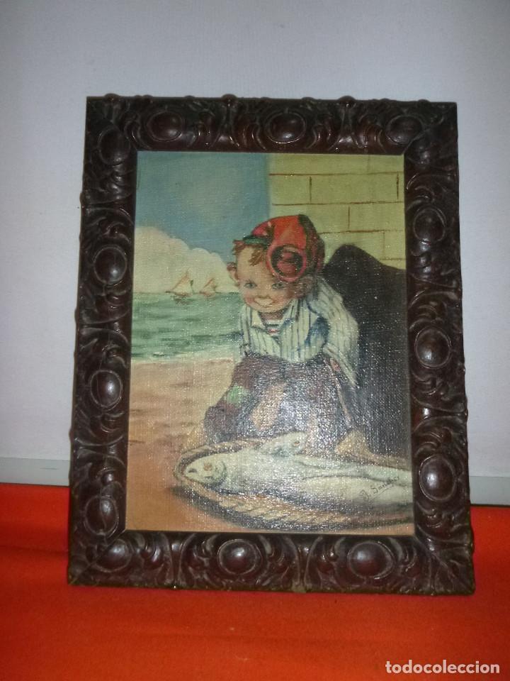 Otros objetos de arte: MARCO PINTADO A MANO - Foto 1