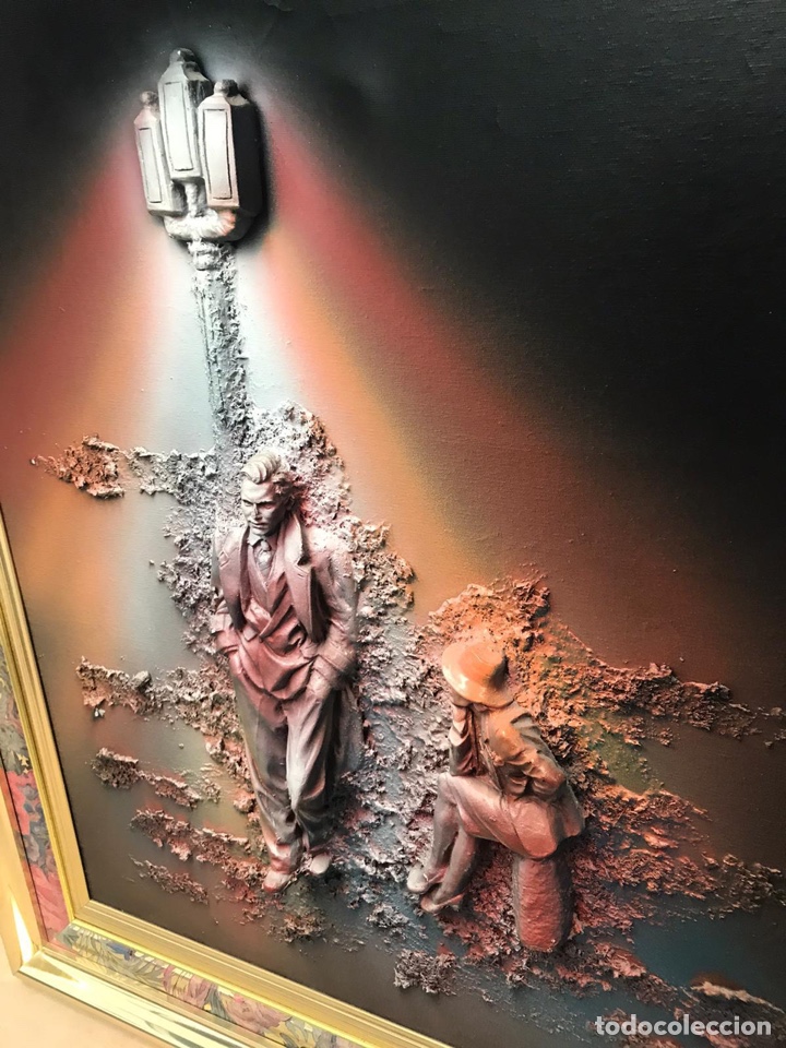 Otros objetos de arte: RARO CUADRO TRIDIMENSIONAL FIRMADO - Foto 2