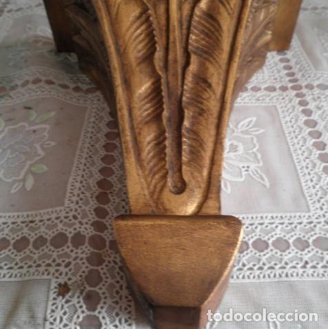 Otros objetos de arte: M&Eacute;NSULA O PEANA DE MADERA - Foto 4