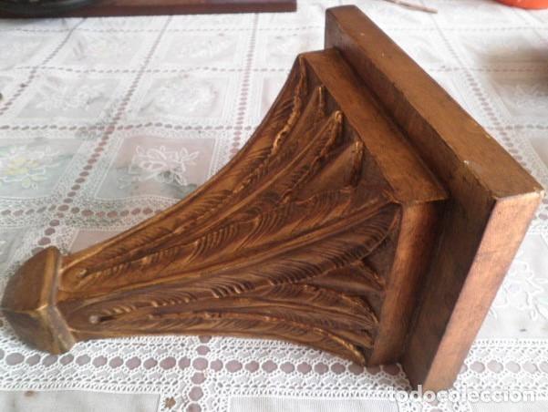Otros objetos de arte: M&Eacute;NSULA O PEANA DE MADERA - Foto 5