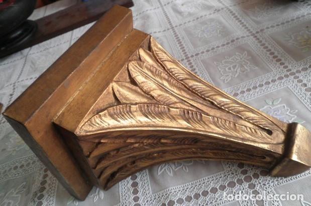 Otros objetos de arte: M&Eacute;NSULA O PEANA DE MADERA - Foto 6