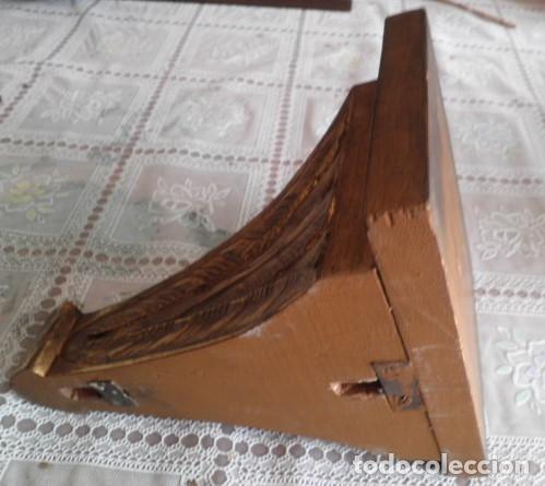 Otros objetos de arte: M&Eacute;NSULA O PEANA DE MADERA - Foto 8