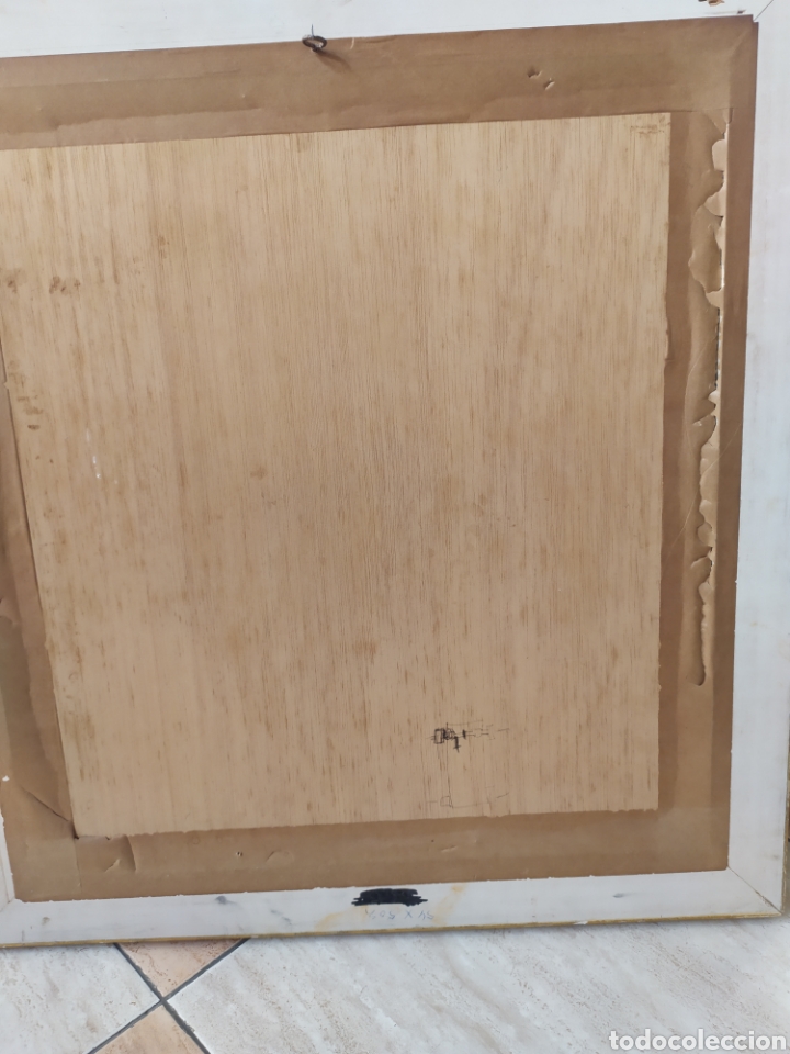 Otros objetos de arte: Cuadro vintage de Francisco Ribera 62 x 66cm - Foto 9