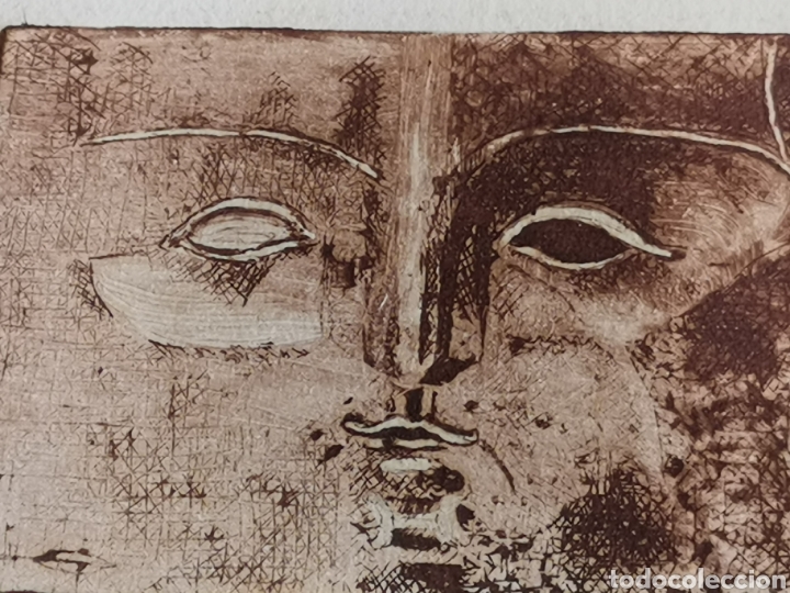 Otros objetos de arte: Aguafuerte P. A. M&aacute;scara n&ordm;4 de 6. - Foto 6