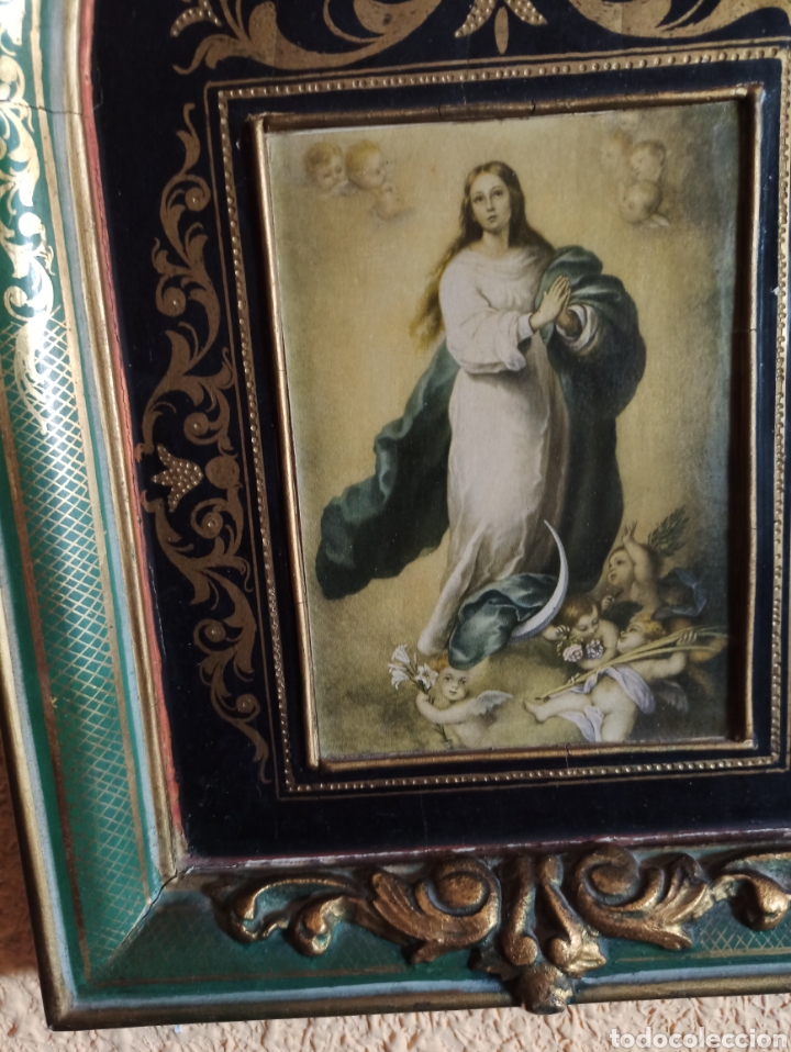 Otros objetos de arte: antiguo retablo madera artesanales. - Foto 5