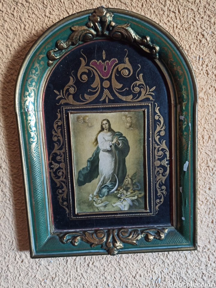 Otros objetos de arte: antiguo retablo madera artesanales. - Foto 8