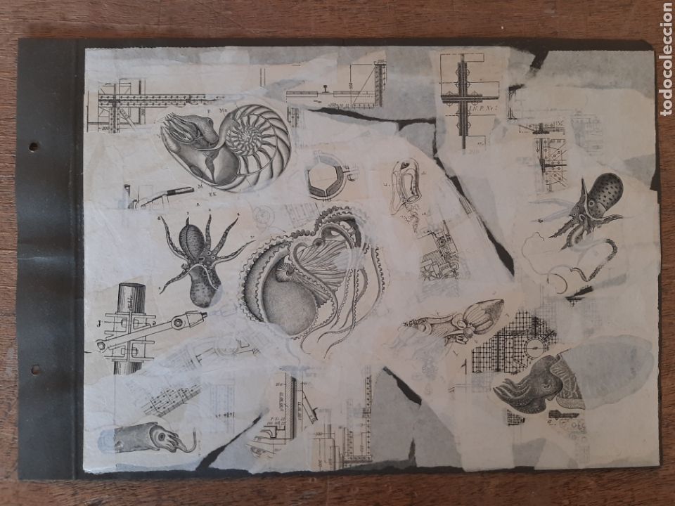 Otros objetos de arte: Collage sobre papel - Foto 1
