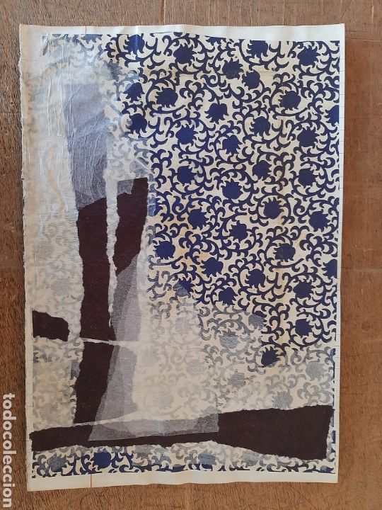 Otros objetos de arte: Collage sobre papel de cuaderno - Foto 1