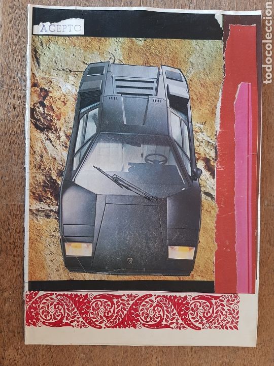 Otros objetos de arte: Collage sobre papel de cuaderno - Foto 1
