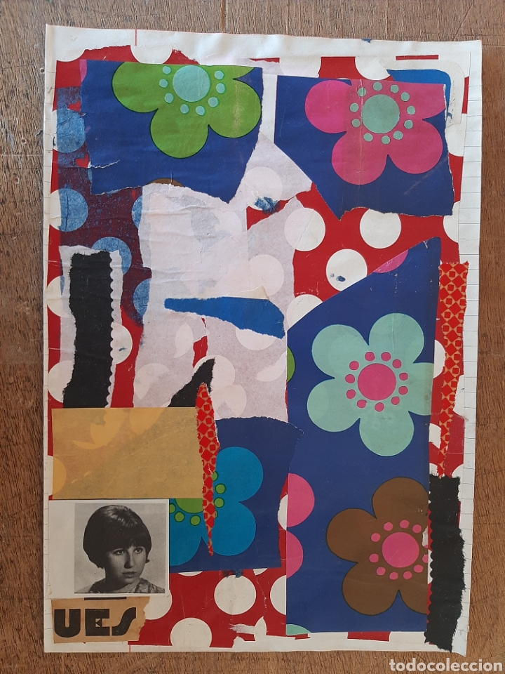 Otros objetos de arte: Collage sobre papel de cuadro. - Foto 1