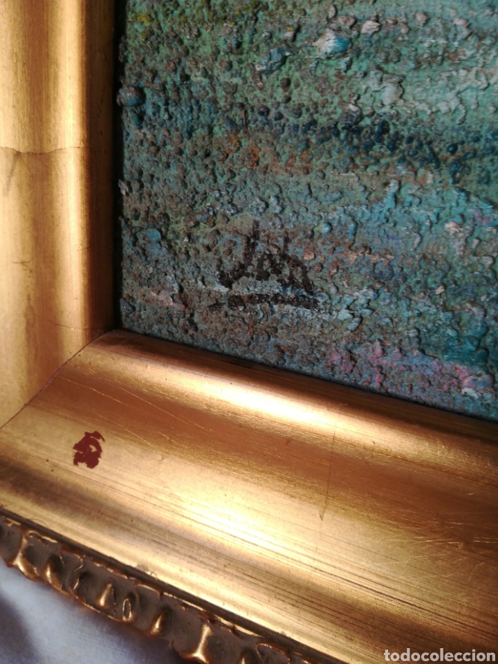 Otros objetos de arte: Cuadro sobre madera l, algar 1996 puigdelluve - Foto 2