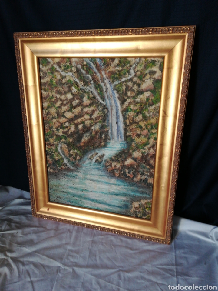 Otros objetos de arte: Cuadro sobre madera l, algar 1996 puigdelluve - Foto 1
