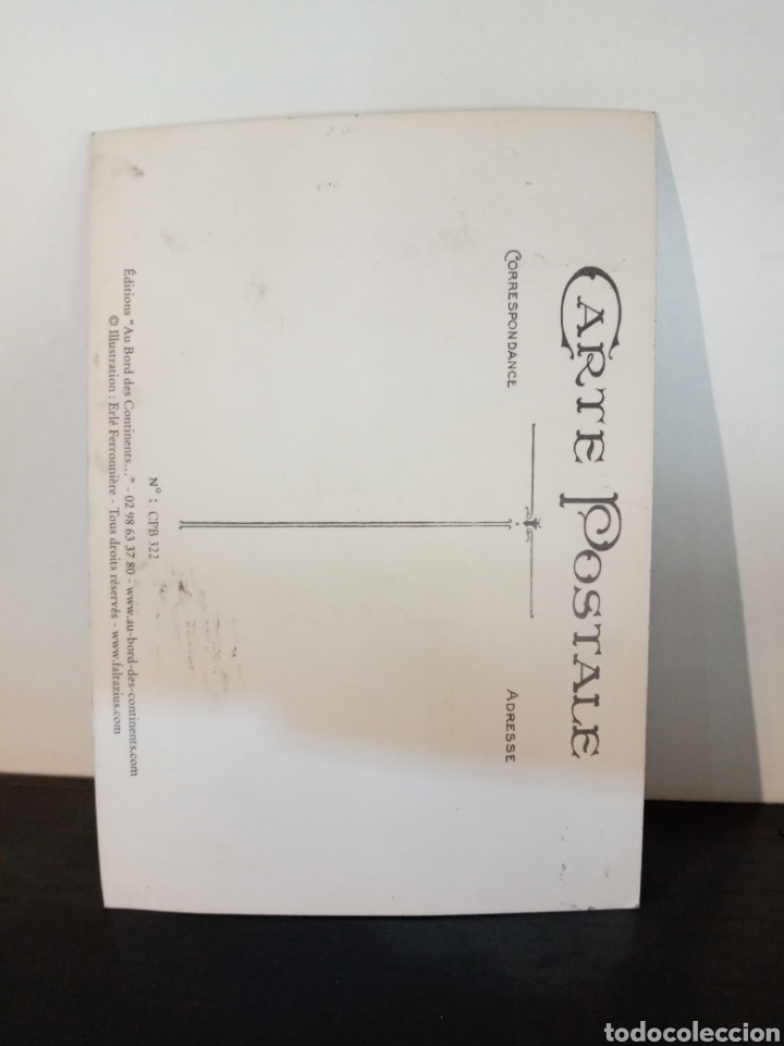 Otros objetos de arte: CARTE POSTALE. ILLUSTRATION:ERL&Eacute; FERRONI&Egrave;RE. - Foto 3