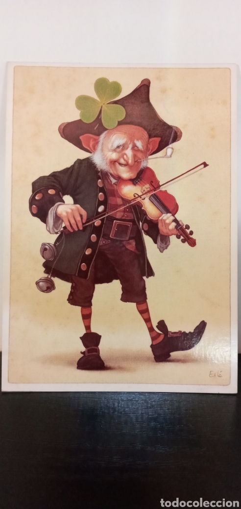 Otros objetos de arte: CARTE POSTALE. ILLUSTRATION ERL&Eacute; FERRONI&Egrave;RE. - Foto 3