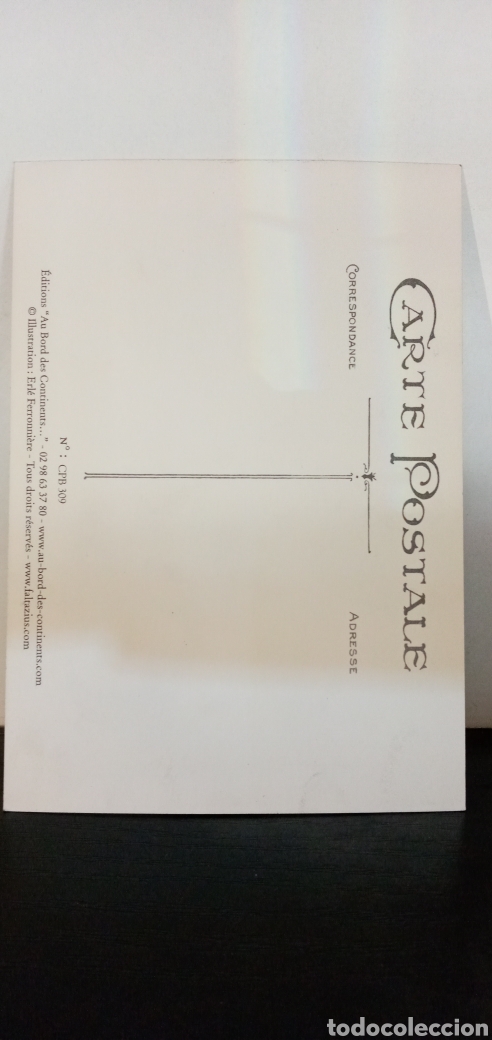 Otros objetos de arte: CARTE POSTALE. ILLUSTRATION ERL&Eacute; FERRONI&Egrave;RE. - Foto 4