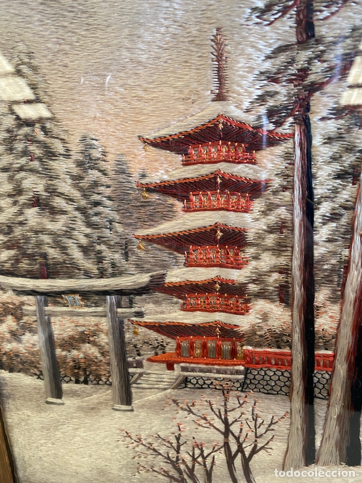 Otros objetos de arte: Paisaje chino bordado hilo - Foto 2