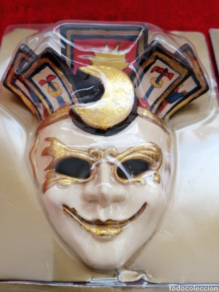 Otros objetos de arte: Cuatro M&aacute;scaras Venecianas - Foto 6