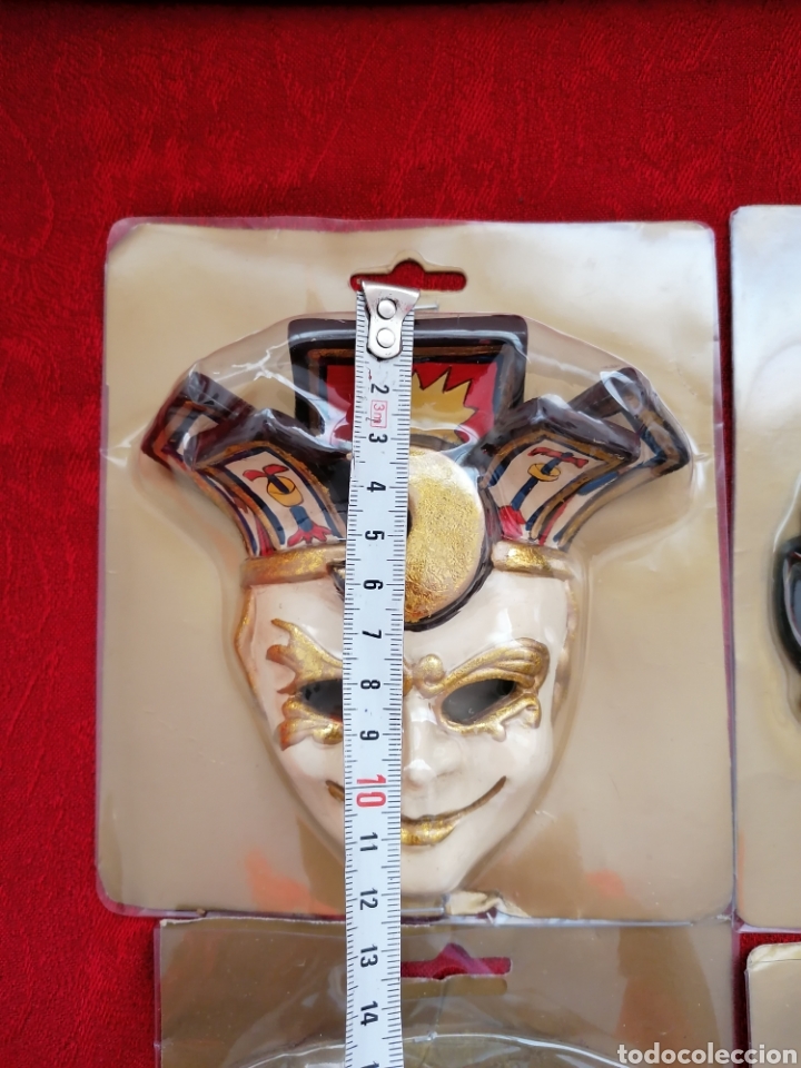 Otros objetos de arte: Cuatro M&aacute;scaras Venecianas - Foto 7