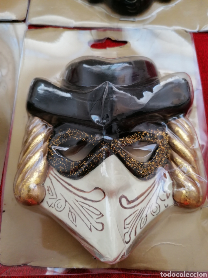Otros objetos de arte: Cuatro M&aacute;scaras Venecianas - Foto 9