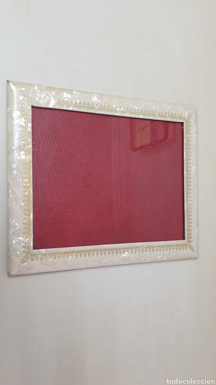 Otros objetos de arte: MARCO EN NACAR Y POLIPIEL DE GRANDES DIMENSIONES - Foto 4