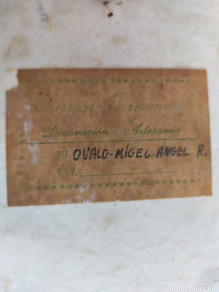 Otros objetos de arte: Cuadro ovalado mujer - Foto 8