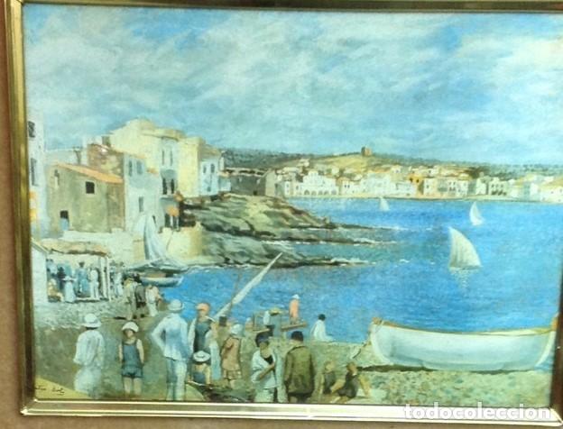 Otros objetos de arte: DAL&Iacute;.... PLAYA DEL LLAN&Eacute;...CON CERTIFICADO. - Foto 3