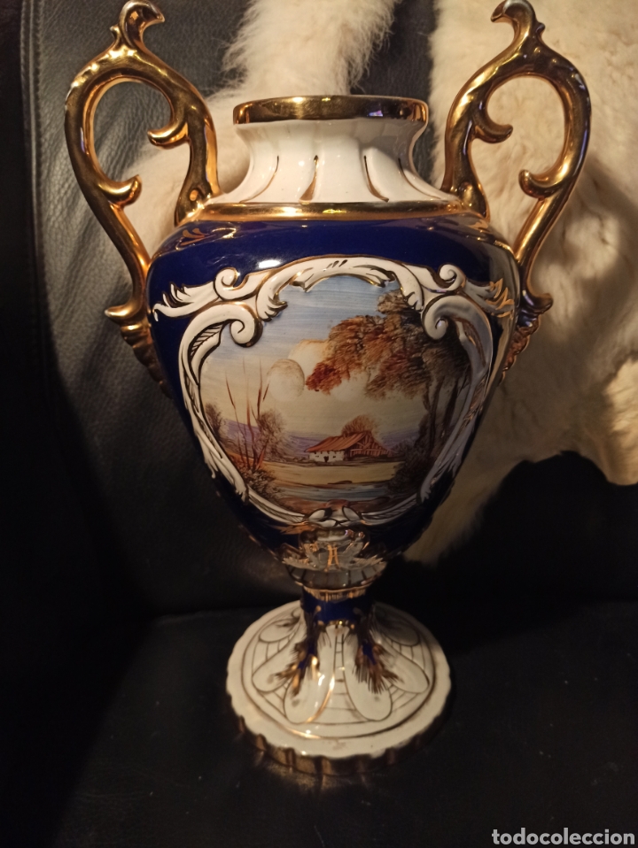 Otros objetos de arte: Jarr&oacute;n de porcelanas RAMGI MANISES - Foto 4