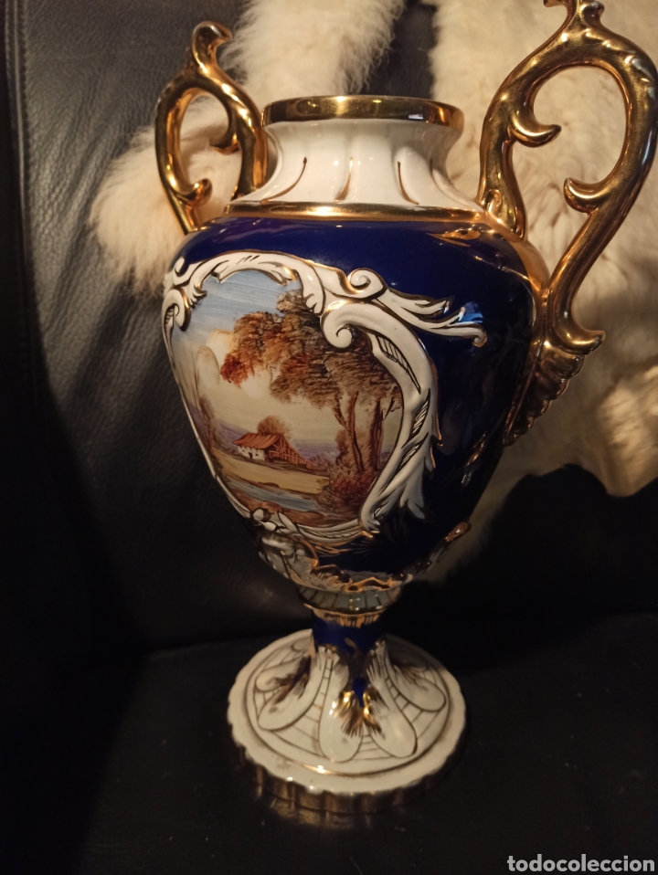 Otros objetos de arte: Jarr&oacute;n de porcelanas RAMGI MANISES - Foto 9