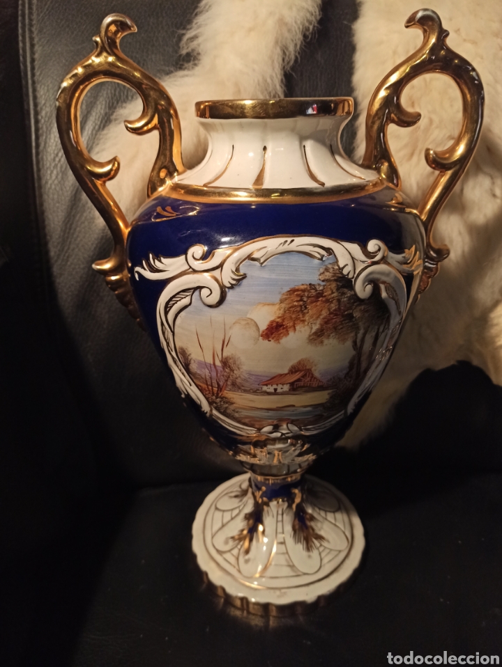 Otros objetos de arte: Jarr&oacute;n de porcelanas RAMGI MANISES - Foto 10