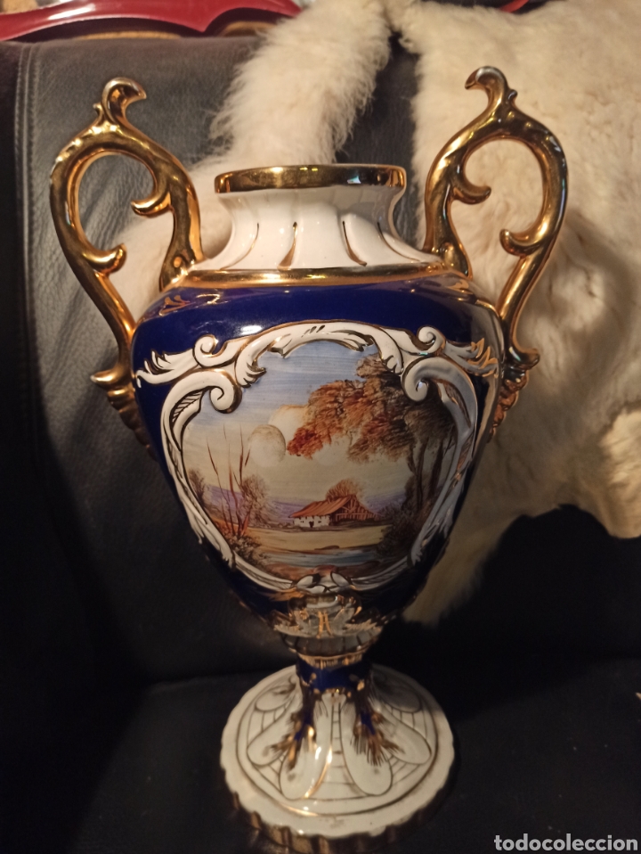 Otros objetos de arte: Jarr&oacute;n de porcelanas RAMGI MANISES - Foto 1
