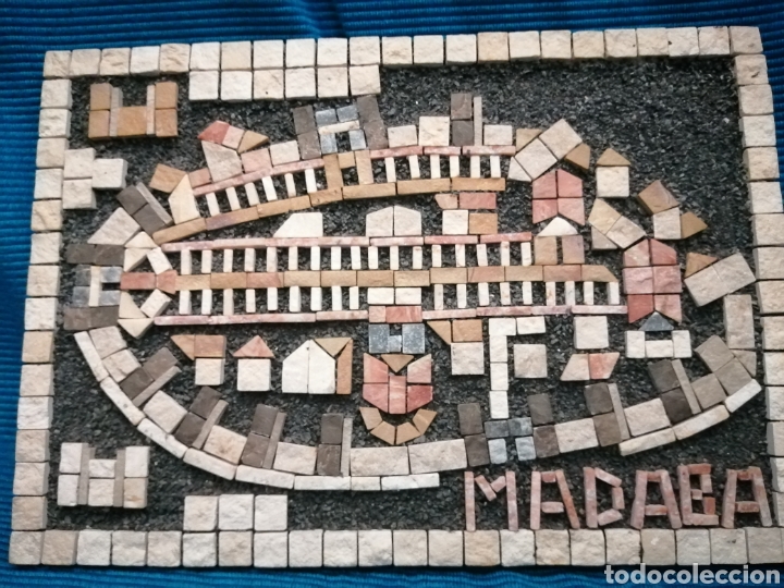 Otros objetos de arte: CUADRO VINTAGE MADABA COLLAGE - Foto 1