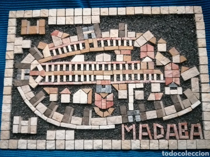 Otros objetos de arte: CUADRO VINTAGE MADABA COLLAGE - Foto 2