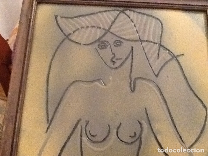 Otros objetos de arte: CUADRO PORCELANA FIRMA ARAS - Foto 3