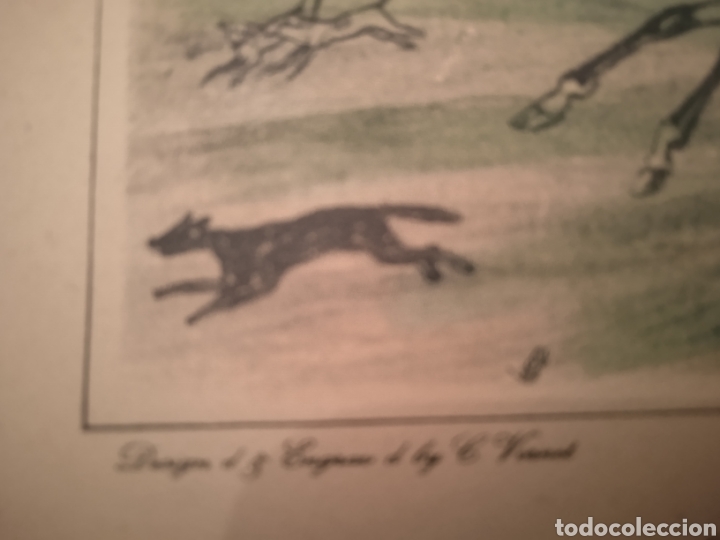 Otros objetos de arte: FOX HUNTING ANTIGUO - Foto 3